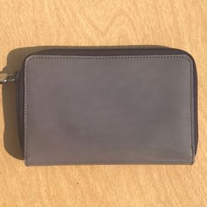 FURLA Zipper Wallet Grey/Purple